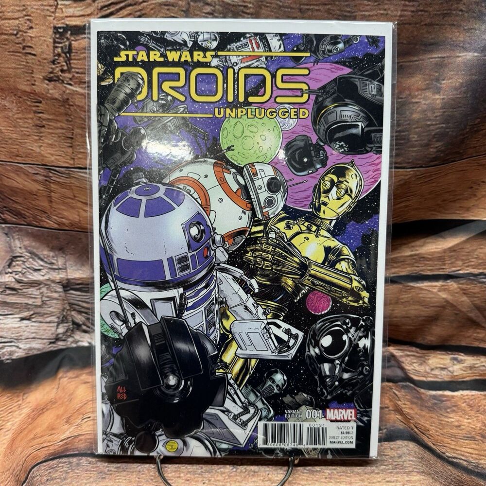 Star Wars Droids Unplugged 1 Mike Allred Variant Cover B Marvel Comics 2017 NM/M